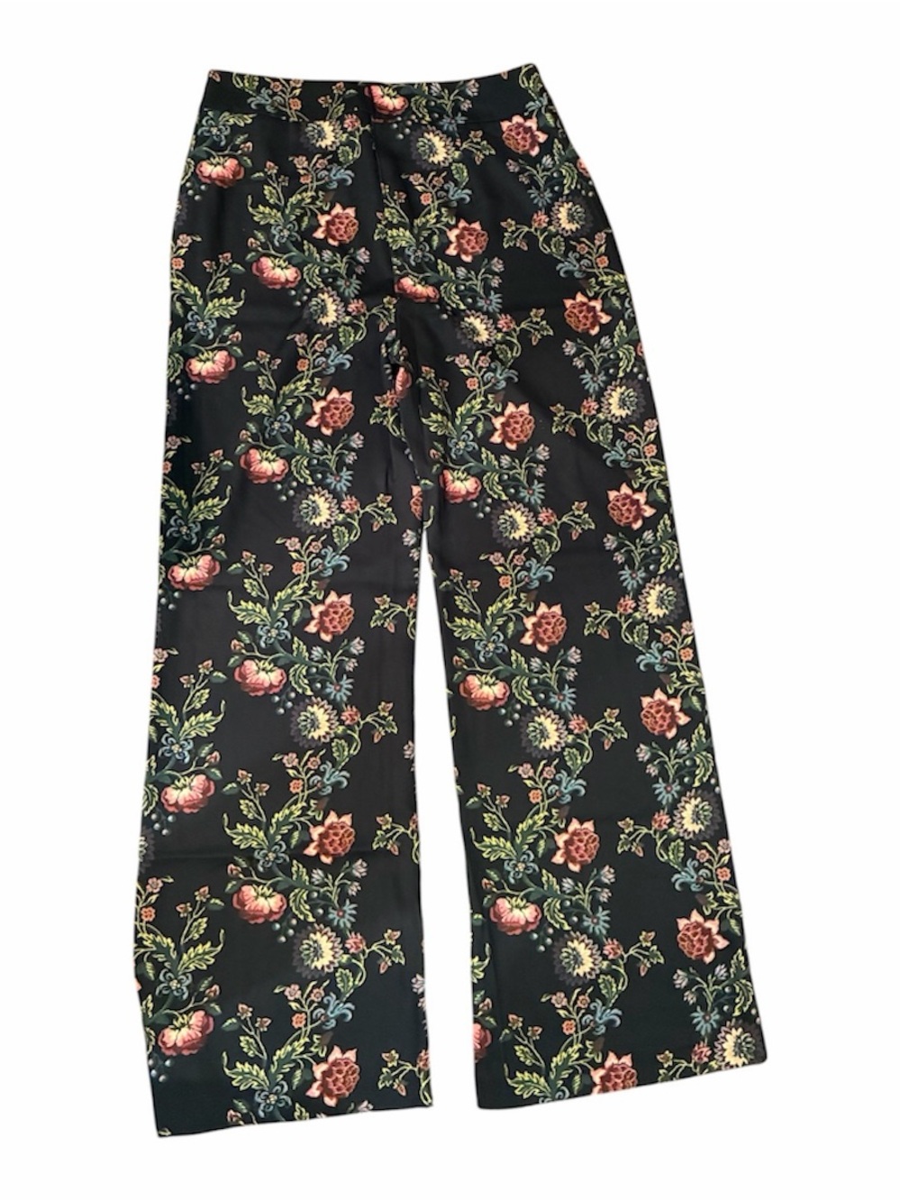 NWT Tuckernuck Midnight Moonflower Drapey Twill Erin Pants Size 10